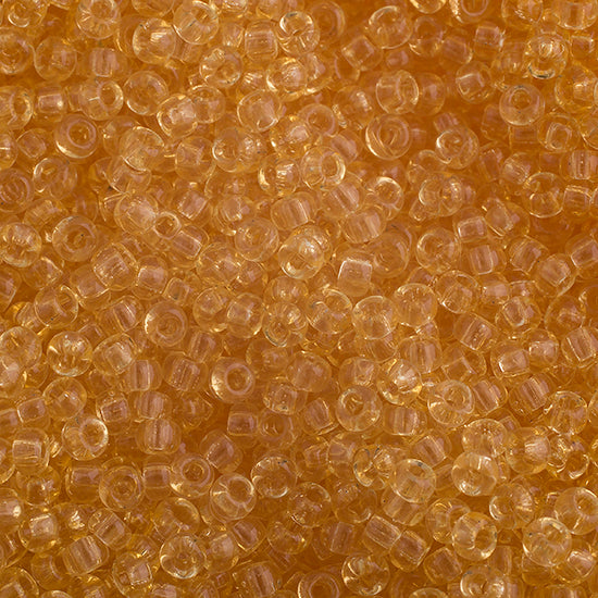 Miyuki Seed Bead 11/0 Transparent Light Topaz, 0132LV