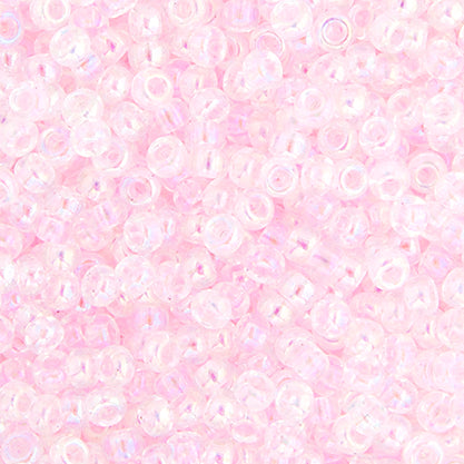 Miyuki Seed Bead 11/0 Lt.Pink AB Lined-Dyed, 0265V