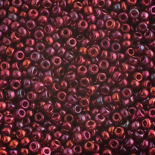 Miyuki Seed Bead 11/0 Burgundy Gold Luster, 0315V