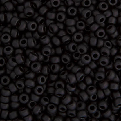 Miyuki Seed Bead 11/0 Black Matte, 0401FV