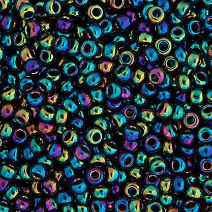 Miyuki Seed Bead 11/0 Variegated Iris Metallic, 0455V