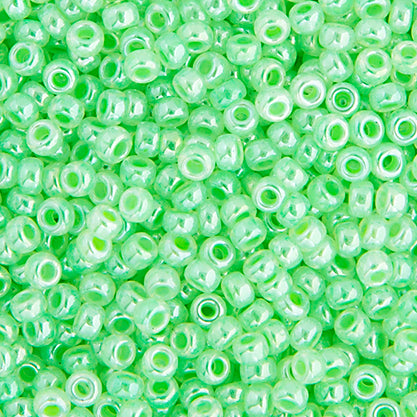 Miyuki Seed Bead 11/0 Light Crystal Green, 0520V