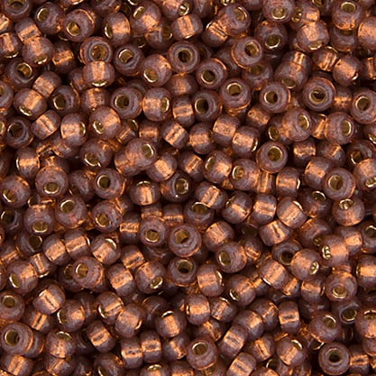 Miyuki Seed Bead 11/0 RoseBronze S/L Dyed Alabaster, 0641V