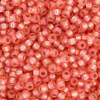Miyuki Seed Bead 11/0 Salmon S/L Dyed Alabaster, 0642V