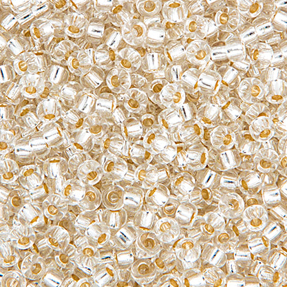 Miyuki Round Rocailles Size 8/0 Seed Beads Topaz Gold Luster Approx 24 Gram  Tube
