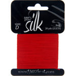 Dazzle-It Silk Bead Thread D Red 28yds