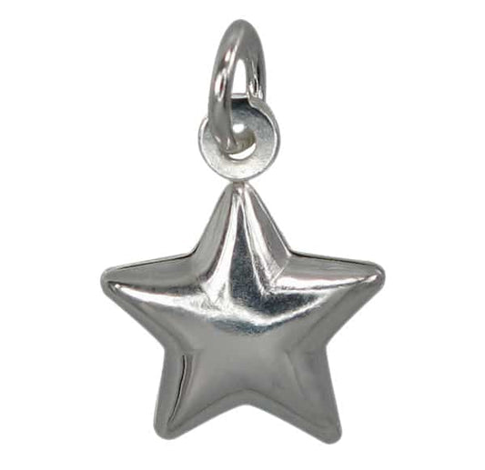 Sterling Silver Star Shape Charm