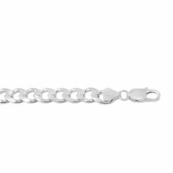 Sterling silver 5.7mm curb chain, C150