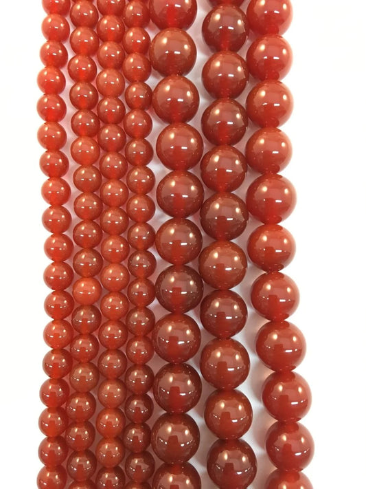 Carnelian Agate Natural Stone Beads