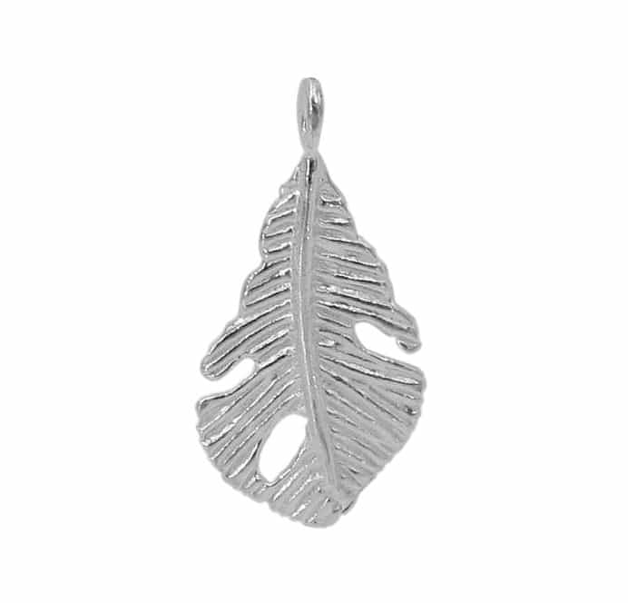 Sterling Silver Leaf Charm