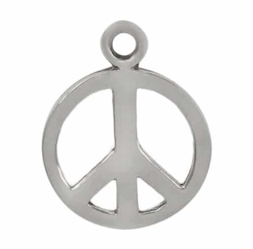 Sterling Silver Peace Charm