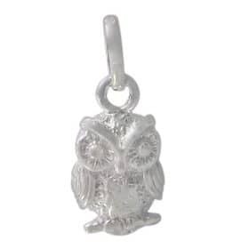 Sterling Silver detail owl charm