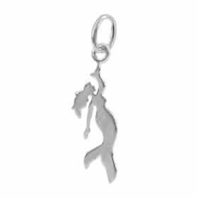 Sterling silver mermaid charm