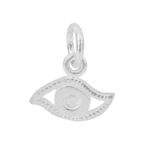 Sterling silver evil eye charm