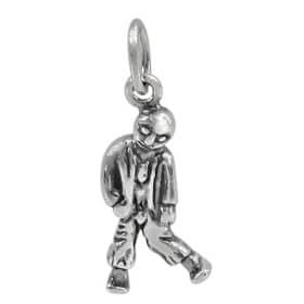 Sterling silver zombie charm