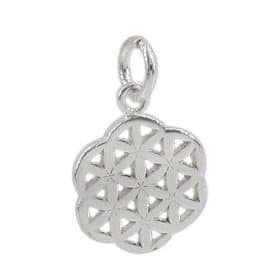 Sterling silver flower of life charm