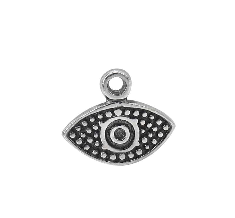 Sterling Silver Evil Eye Charm