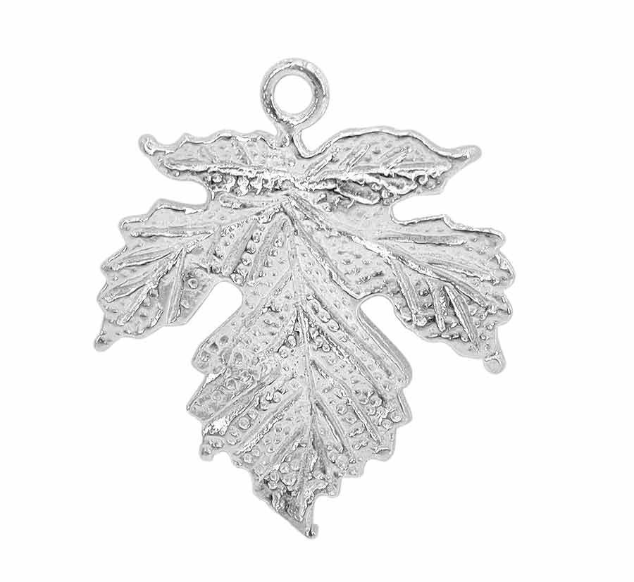 Sterling Silver Leaf Charm