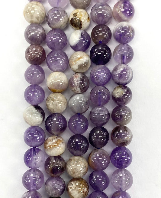 Chevron Amethyst (Dogtooth amethyst) Natural Stone Beads