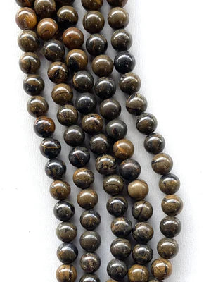 Dark brown Jasper 8mm Natural Stone Beads