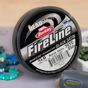 4 LB Fireline Black .005 IN/.12MM DIA 50 YRD