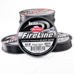 6 LB Fireline Black .006 IN/.15MM DIA 50 YRD