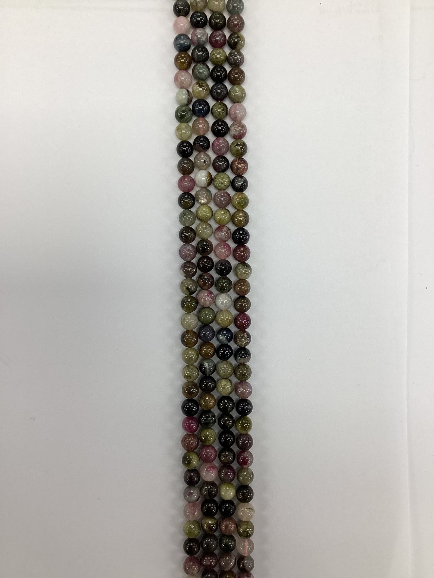 Rainbow Tourmaline Natural Stone Beads