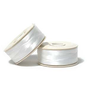 Nymo Bobbin Size D White 64 YARDS EACH