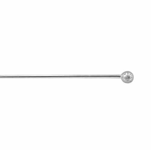 Sterling silver ball head pin