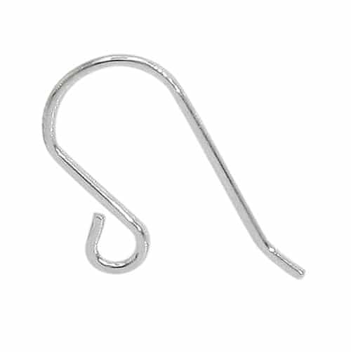 Sterling silver plain fish/shepherd hook