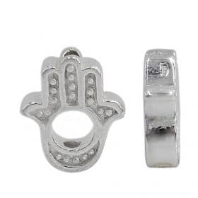 Sterling Silver hamsa bead