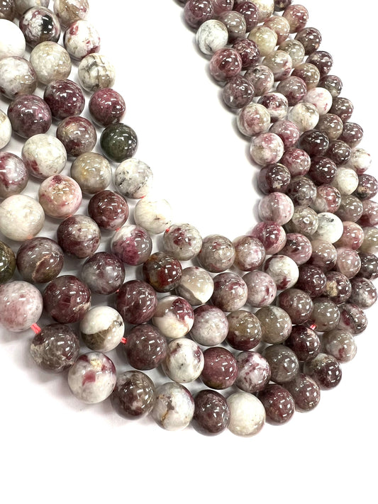 Plum Blossom Tourmaline Natural Stone Beads