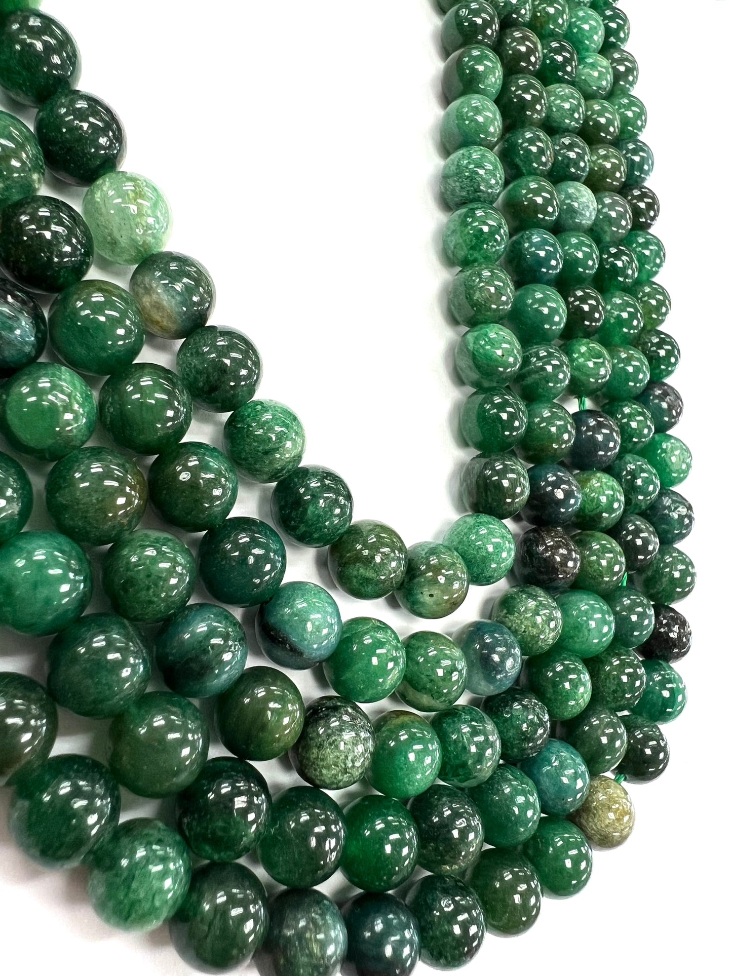 Green Lepidolite Natural Stone Beads