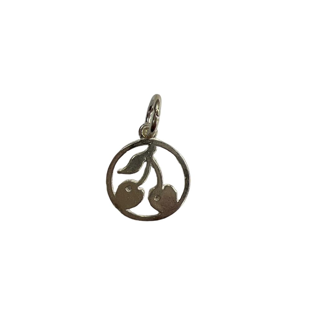 Sterling Silver Cherry Charm