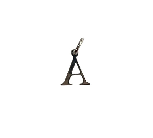 Sterling Silver letter A Charm