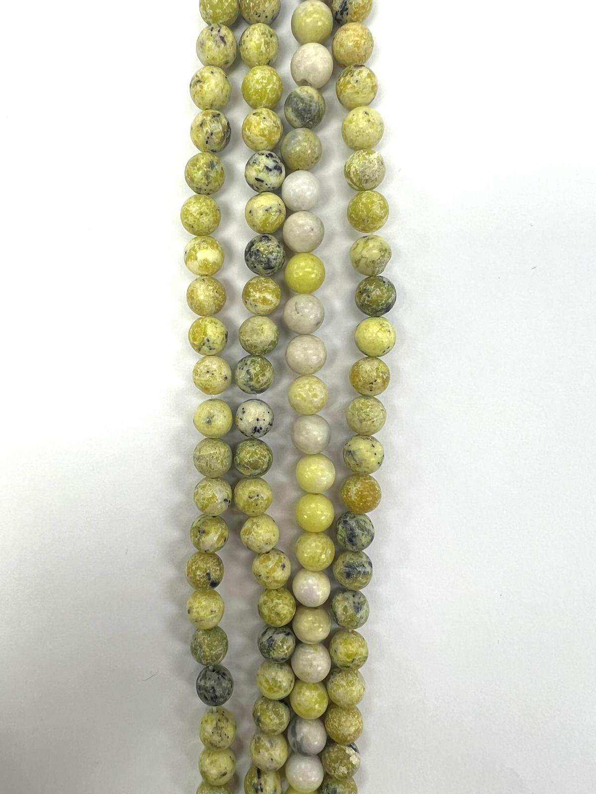 Lemon Jade Natural Stone Beads