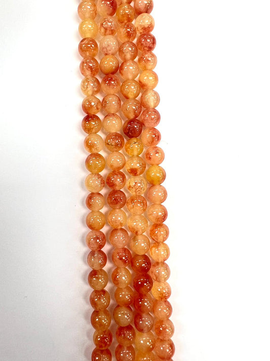 Fire Jade 8mm Natural Stone Jade