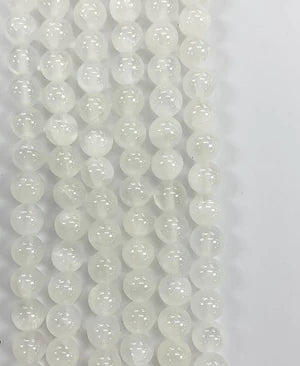 White Calcite Natural Stone Beads