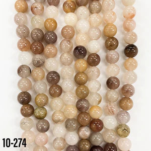 Lilac Jasper Natural Stone Beads