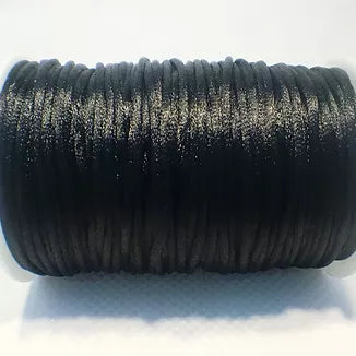 Rat Tail 2mm Black 100yd