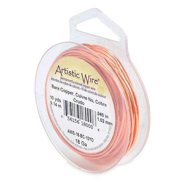 Artistic Wire Bare Copper Craft Wire, Retail Spool