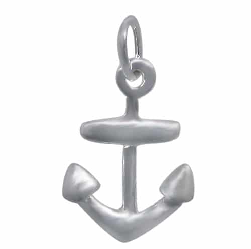 Sterling Silver anchor shape charm