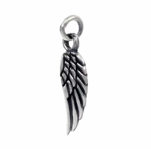 Sterling Silver Angel Wing Charm