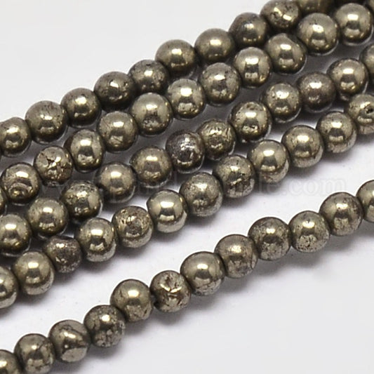 Pyrite Natural Stone Beads