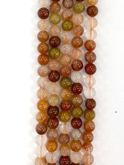 Red Cherry Quartz Natural Stone Beads 6mm