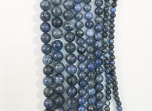 Dumortierite Natural Stone Beads