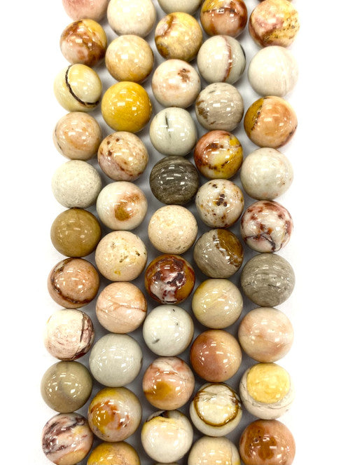 Dawning Jasper Natural Stone Beads 8mm