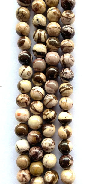 Australian Zebra Jasper Natural Stone Beads