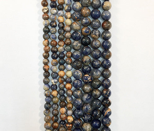 Orange Sodalite Natural Stone Beads