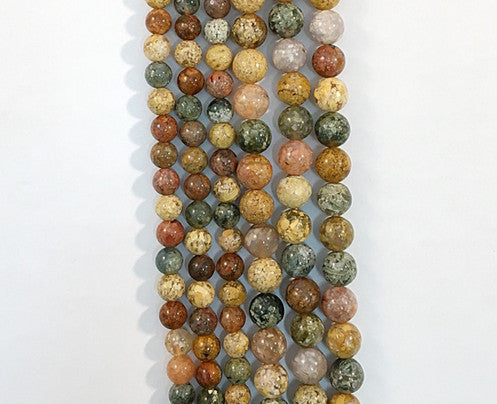 Ocean Agate Multi colour Natural Stone Beads